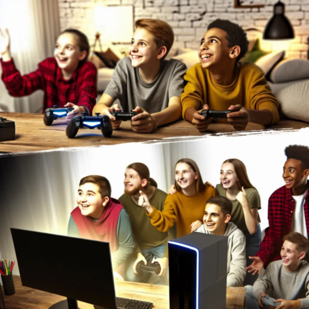 Ilustracja początkującego gracza rozpoczynającego przygodę z grami