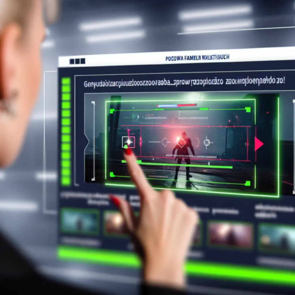 Ilustracja gracza korzystającego z interaktywnego tutoriala