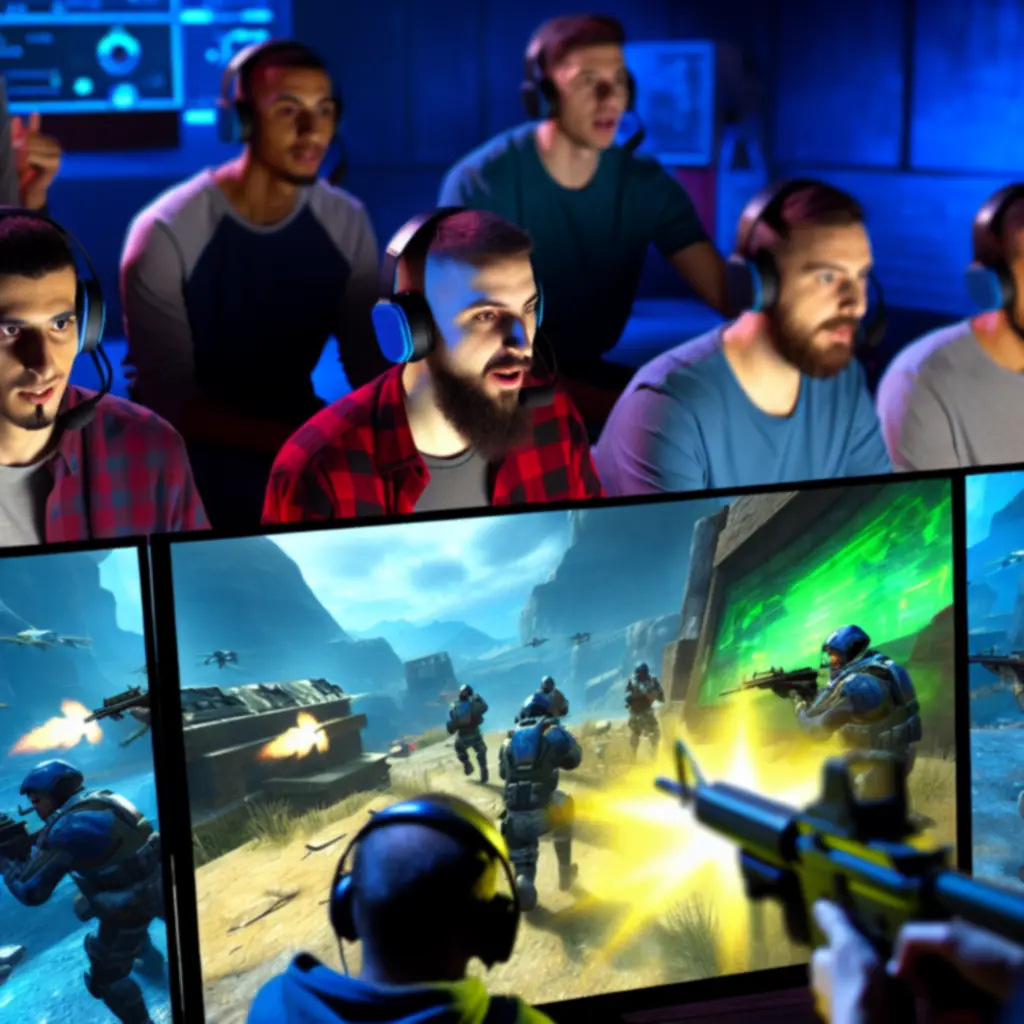 Widok gracza analizującego taktykę na ekranie gry