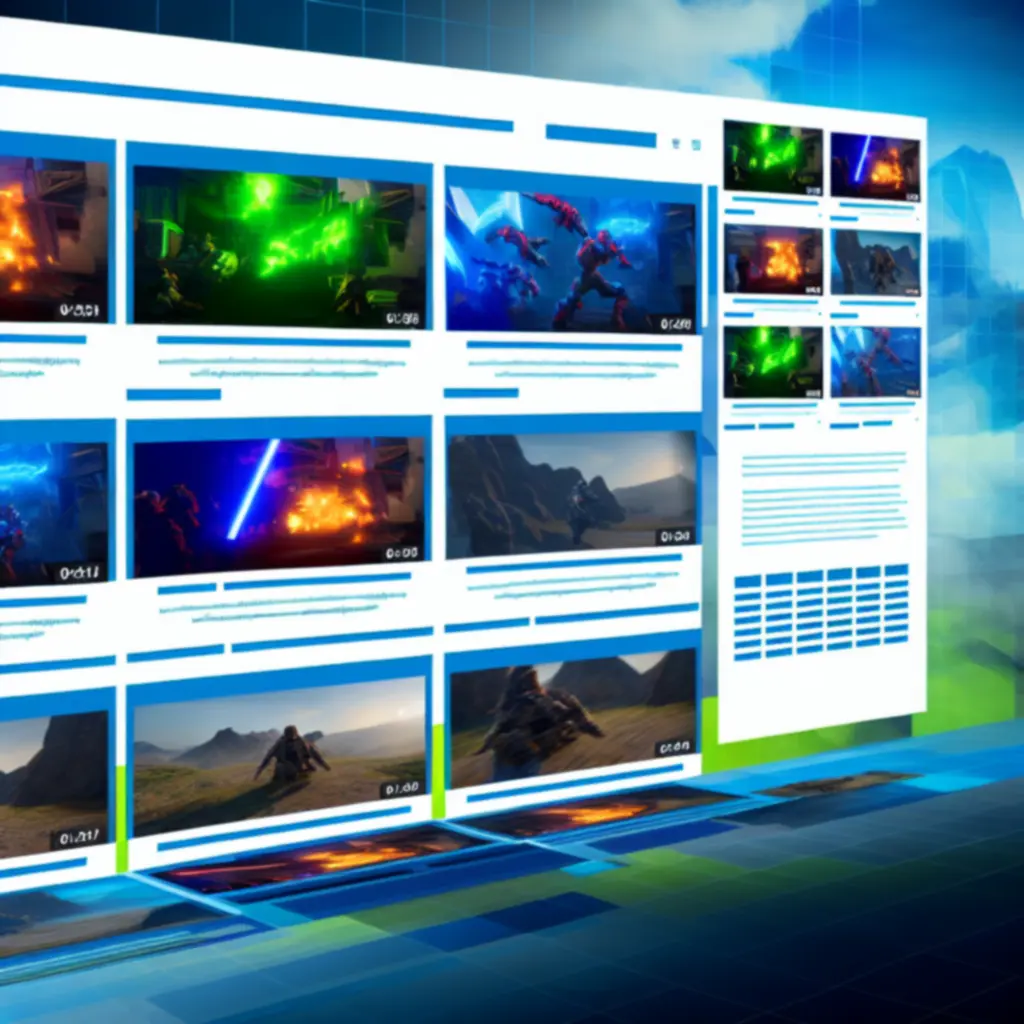 Panel video tutoriali prezentujący kluczowe techniki i strategie w grach